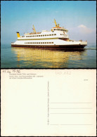Nordsee-Inseln Föhr Und Amrum Komb. Auto- Und Personenfähre MS ,,Uthlande" 1986 - Traghetti