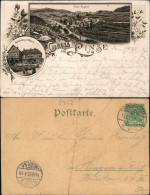 Litho AK Linse An Der Werra-Bodenwerder Stadt, Restauration 1897 - Bodenwerder