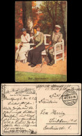 Ansichtskarte  Feldpostkarte 1. Weltkrieg "Das Sperrfeuer" 1917  Feldpost - Guerre 1914-18