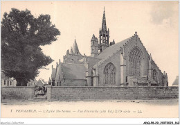 ADQP8-29-0763 - PENMARCH - L'église Ste-nonna - Vue D'ensemble - Penmarch