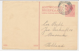 Briefkaart G. 225 A-krt. Brig O Turk GB / UK - Bussum 1933 - Ganzsachen