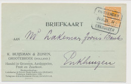 Treinblokstempel : Amsterdam - Enkhuizen IV 1926 - Non Classés