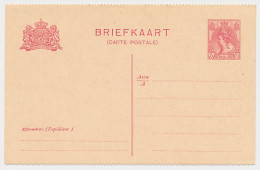 Briefkaart G. 84 B I - Ganzsachen