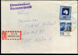 Registered Cover To Köln - Briefe U. Dokumente