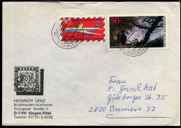 Cover To Bremen - "Heinrich Lenz, Briefmarken-Auktionen, Singen" - Lettres & Documents