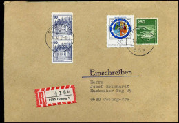 Registered Cover To Coburg-Creidlitz - Lettres & Documents