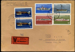 Registered Cover To Offenbach - Wertbrief 100,00 DM - Lettres & Documents