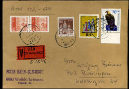 Registered Cover To Böblingen - Wertbrief 100 DM - Lettres & Documents