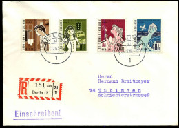 Registered Cover To Tübingen - Briefe U. Dokumente