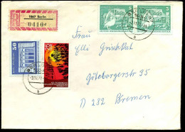 Registered Cover To Bremen - Covers & Documents