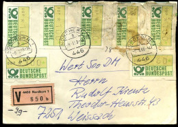 Registered Cover To Weissach - Wert 500 DM - Viñetas De Franqueo [ATM]
