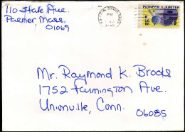 Cover To Unionville, Connecticut - Lettres & Documents