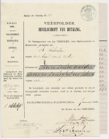 Fiscaal Stempel - Bevelschrift Veerpolder 1881 + Nota Molenzeil - Steuermarken