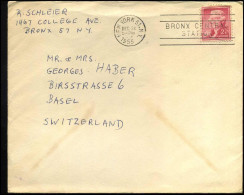 Cover To Basel, Switzerland - Cartas & Documentos