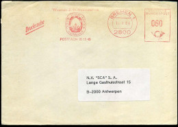 Cover To Antwerp, Belgium - Briefe U. Dokumente