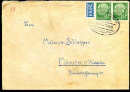 Cover To Münster - Briefe U. Dokumente