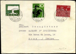 Cover To Rome, Italy - Lettres & Documents
