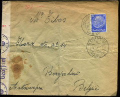 Cover To Borgerhout, Belgium - Feöffnet Und Geprüft Oberkommando Der Wehrmacht - Lettres & Documents