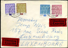 Expres Cover To Luxemburg - Lettres & Documents