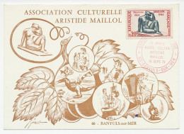 Maximum Card France 1971 Aristide Maillol - Sculptor - Beeldhouwkunst