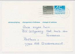 Verhuiskaart G. 46 Utrecht - Dedemsvaart 1982 - Ganzsachen