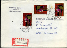 Registered Cover To Bremen - Briefe U. Dokumente