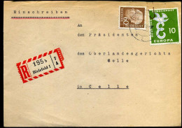 Registered Cover To Celle - Lettres & Documents