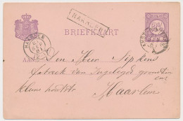 Bussum - Trein Haltestempel Naarden 1881 - Briefe U. Dokumente