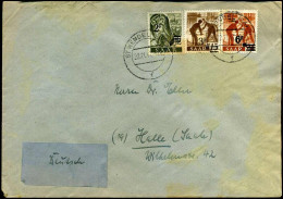Cover To Halle - N° 229 + 230ZII + 233Z - Storia Postale