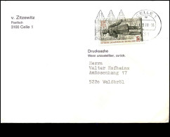 Cover To Waldbröl - "v. Zitzewitz, Celle" - Lettres & Documents