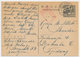 Censored Card Camp Malang - Camp Djakarta Neth. Indies 1943 - India Holandeses