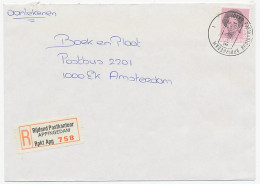 Em. Beatrix Aangetekend Appingedam Rijdend Postkantoor 1985 - Non Classés