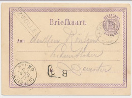 Trein Haltestempel Zwolle 1875 - Brieven En Documenten