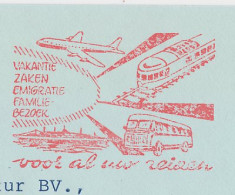 Meter Cover Netherlands 1983 Travel Agency - Airplane - Train - Ship - Bus - Arnhem - Otros & Sin Clasificación