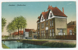 Prentbriefkaart Postkantoor Leerdam 1920 - Autres & Non Classés