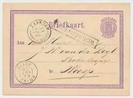 Krommenie - Trein Haltestempel Wormerveer 1874 - Lettres & Documents