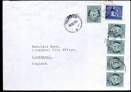 Cover To Liverpool, England - Lettres & Documents