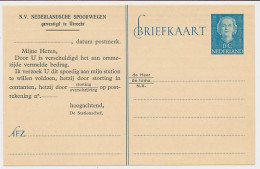 Spoorwegbriefkaart G. NS302 I - Ganzsachen