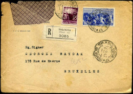 Registered Cover To Brussels, Belgium - 1946-60: Marcophilie