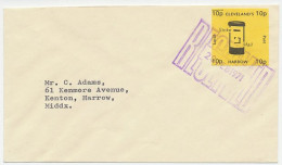 Cover / Postmark GB / UK 1971 Strike Mail - Local Post Cleveland S - Harrow - Andere & Zonder Classificatie