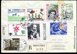Registered Cover To Luxemburg - Lettres & Documents