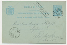 Trein Haltestempel Rotterdam 1887 - Covers & Documents