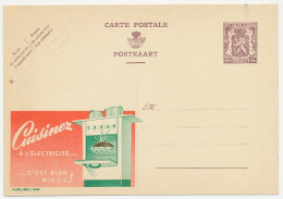 Publibel - Postal Stationery Belgium 1948 Electric Kitchen - Sin Clasificación
