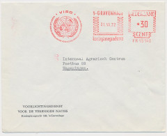 Meter Cover Netherlands 1972 VIRO - Dutch Association For The United Nations - ONU