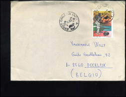 Cover To Deerlijk, Belgium - 1991-00: Marcophilie
