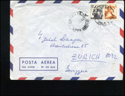 Cover To Zürich, Switzerland - 1961-70: Marcofilie