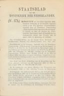 Staatsblad 1928 : Autobusdienst Utrecht - Zeist  - Documenti Storici