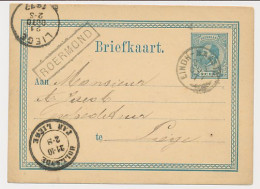 Trein Haltestempel Roermond 1877 - Cartas & Documentos
