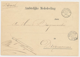 Kleinrondstempel Diepemheim 1894 - Non Classés