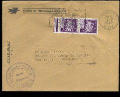 Cover To Charleroi, Belgium - Algeria (1962-...)